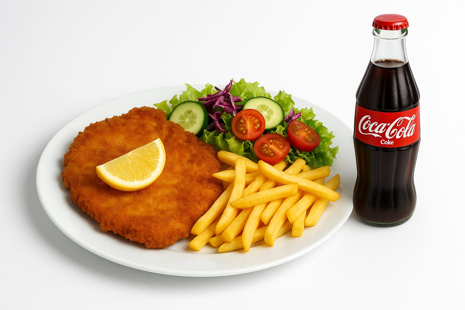 Mittagsangebot – Hausgemachtes Fleisch-Menü mit Beilage – Tasty Food