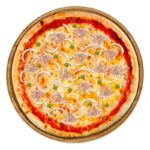 Pizza al Tonno mit Thunfisch, Zwiebeln & Kapern – frisch gebacken bei Tasty Food