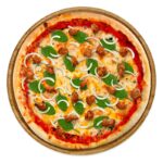 Pizza Bistro mit Schinken, Champignons & Mozzarella – frisch gebacken bei Tasty Food.