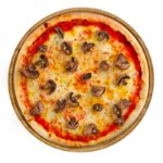Pizza Funghi mit frischen Champignons & Mozzarella – frisch gebacken bei Tasty Food.
