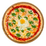 Pizza Spinato mit frischem Spinat & Mozzarella – frisch gebacken bei Tasty Food.