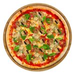 Pizza Vegetale mit frischem Gemüse & Mozzarella – frisch gebacken bei Tasty Food.